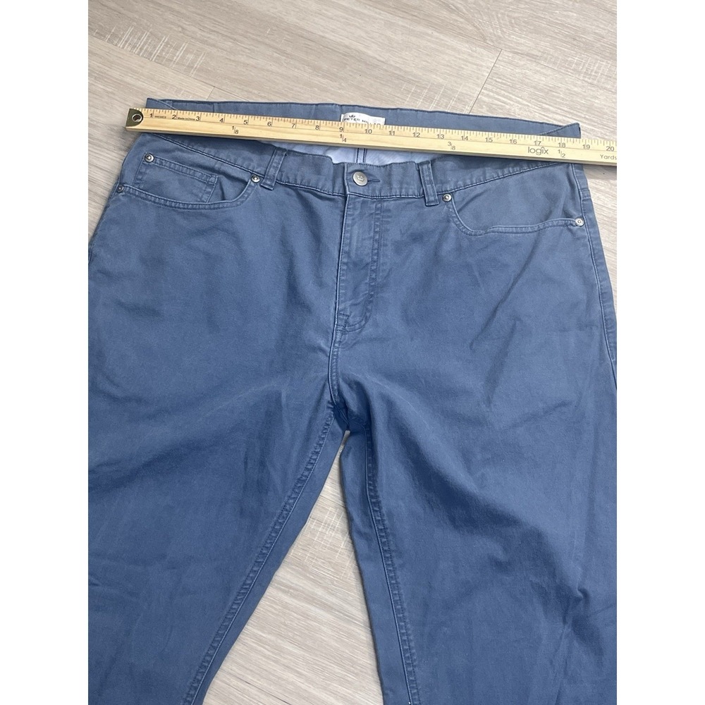 Peter Millar Men's 38x31 (Fits 36x31) Pima Cotton Flat Front Chinos Casual Pants - Picture 6 of 10